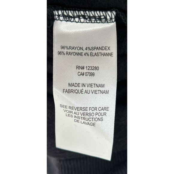 Travis Mathew Mens XL Black Quarter-Zip Pullover With Green Logo 96% Rayon 4% Sp - Picture 6 of 7